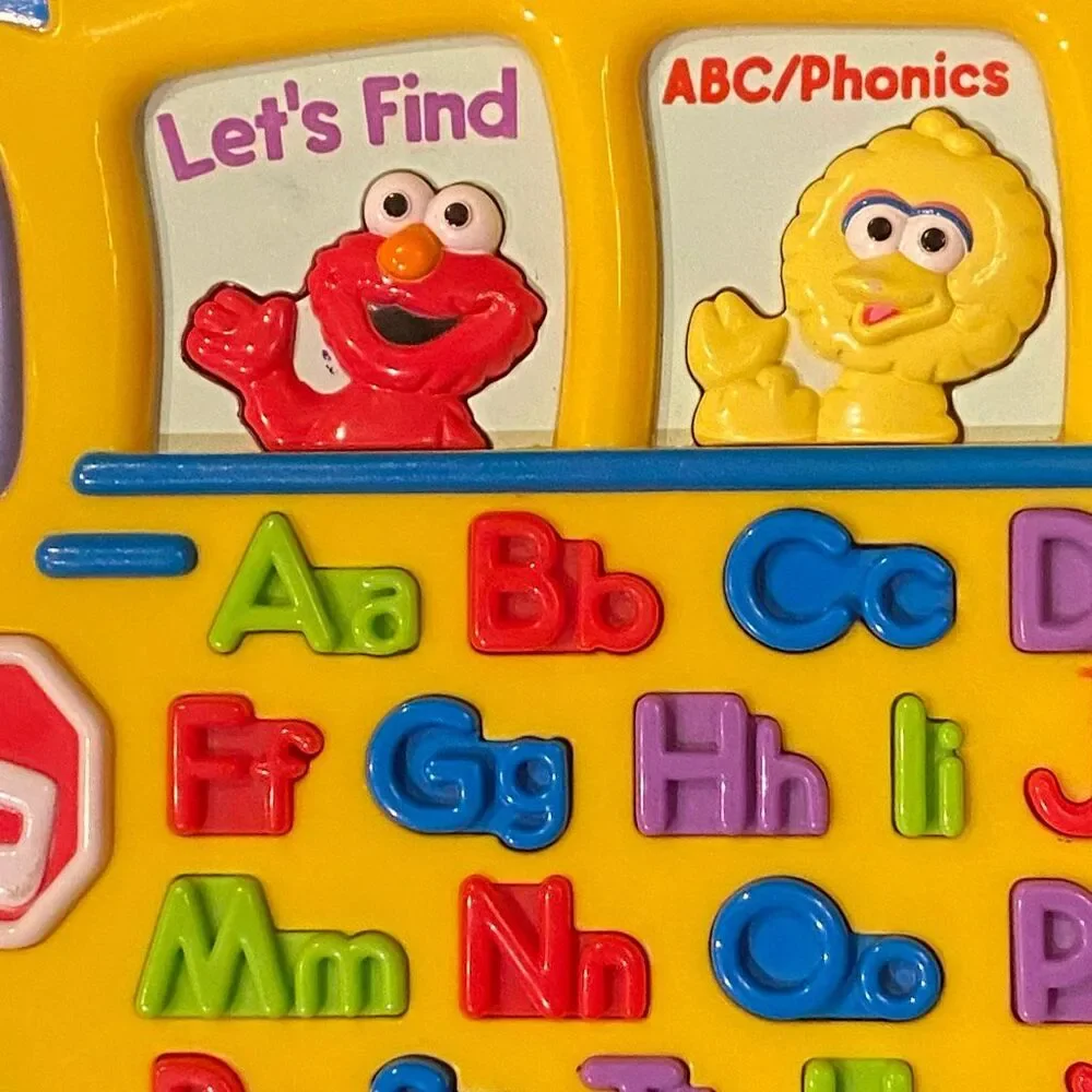 Sesame Street Alphabet School Bus Sounds Phonics Learning